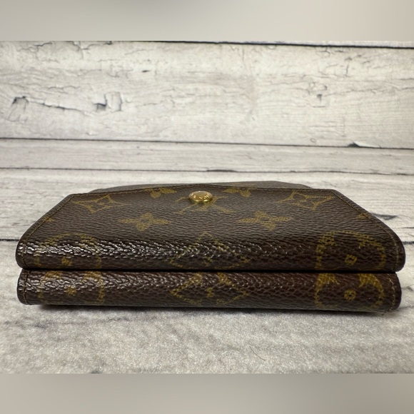 Louis Vuitton Portefeiulle Elise Trifold Wallet Monogram Canvas Leather - Picture 5 of 14